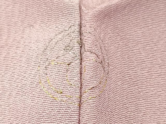 平和屋着物▽上質な小紋 単衣 霞文 暈し染め 正絹 逸品 DAAR1174jm  