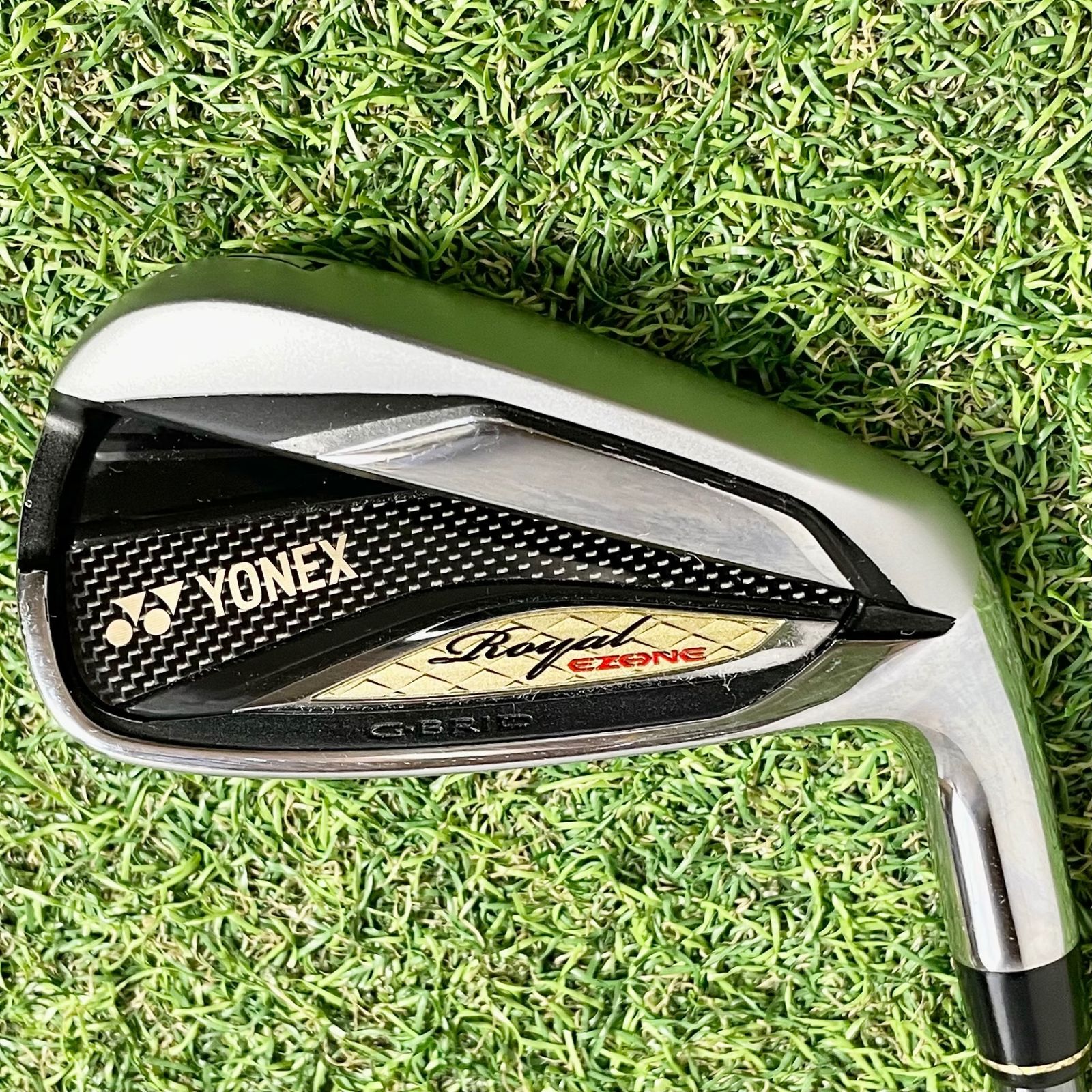 YONEX - YONEX ロイヤル　イーゾーン　7W　純正カーボンR　カバー付 YONEX ROYALE ZONE ヨネックス ロイヤルイーゾーン アイアン