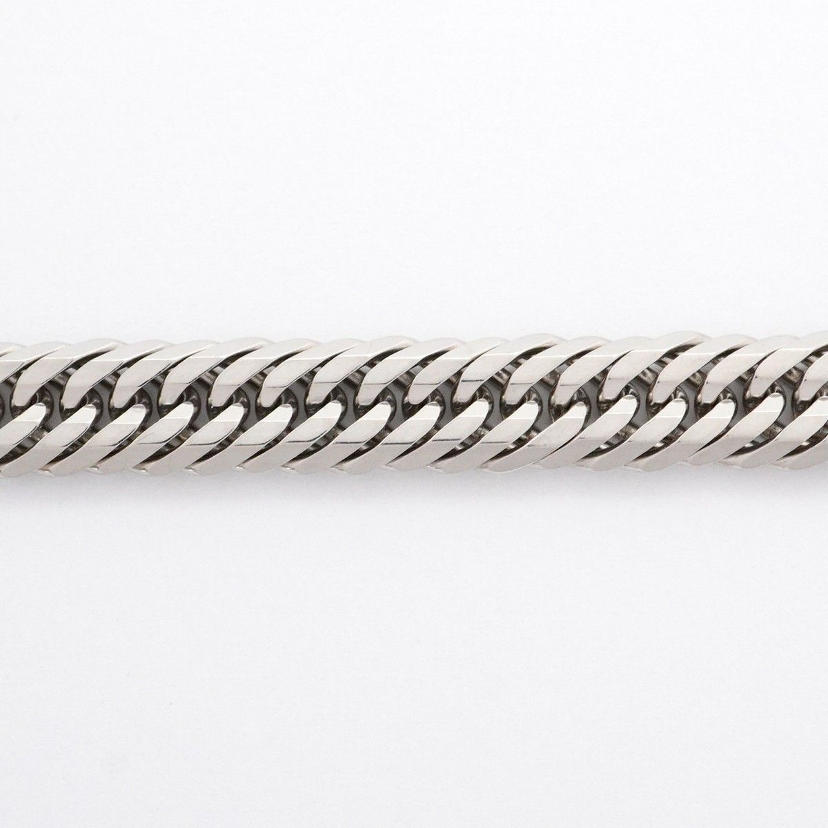 5khi025 喜平 ブレスレット Pt850 プラチナ トリプル 12面 18.5cm 19g キヘイ メンズ レディース ユニセックス