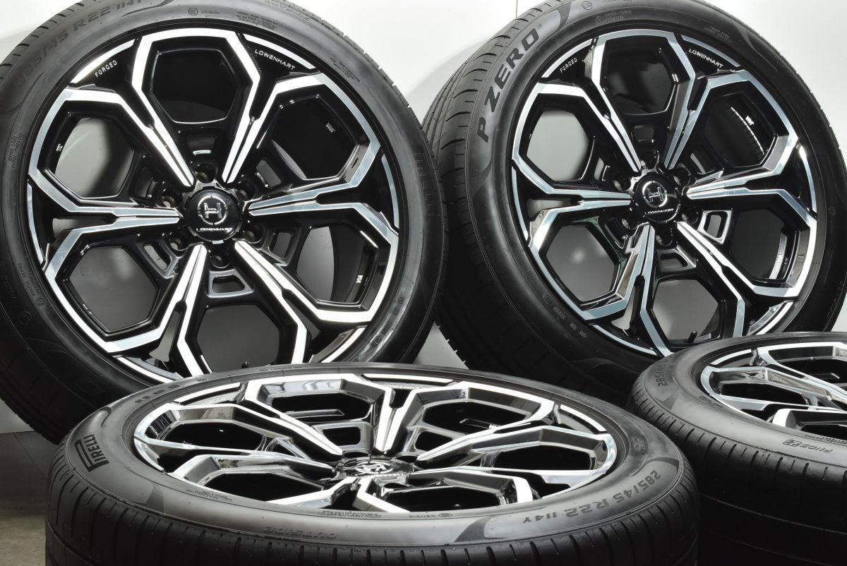 鍛造 バリ溝 レーベンハート FLG_1 22in 10J 50 PCD139.7 ハブ径95ｍｍ ピレリ 285 45R22 レクサス LX600 ランドクルーザー300