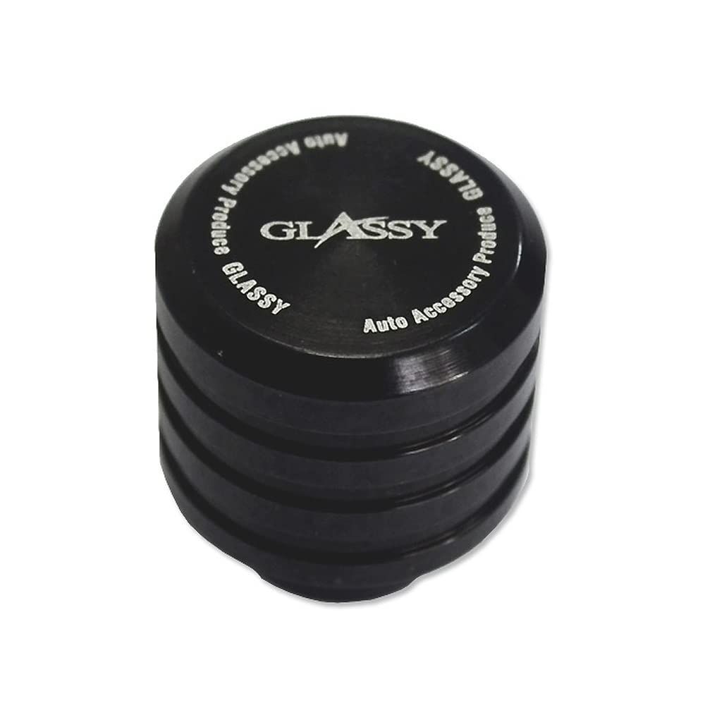 ブラック GLASSY 汎用 ビレット ワイパーレスキャップ ボルト径6/8mm用 ブラック