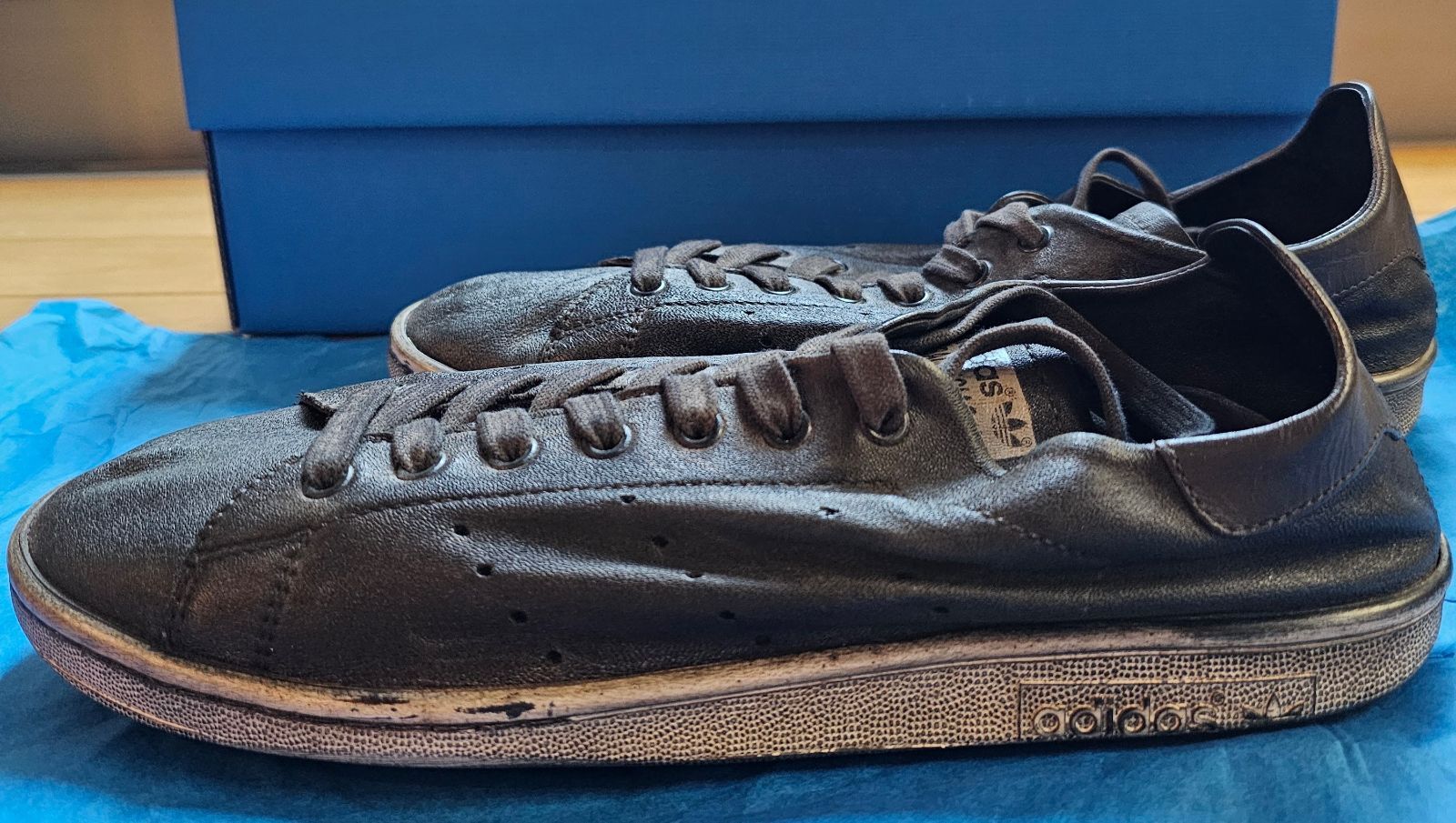 ★BALENCIAGA×adidas★ スタンスミス スニーカー HP6779 Buy Balenciaga x Adidas Stan Smith 'Worn-Out - Black