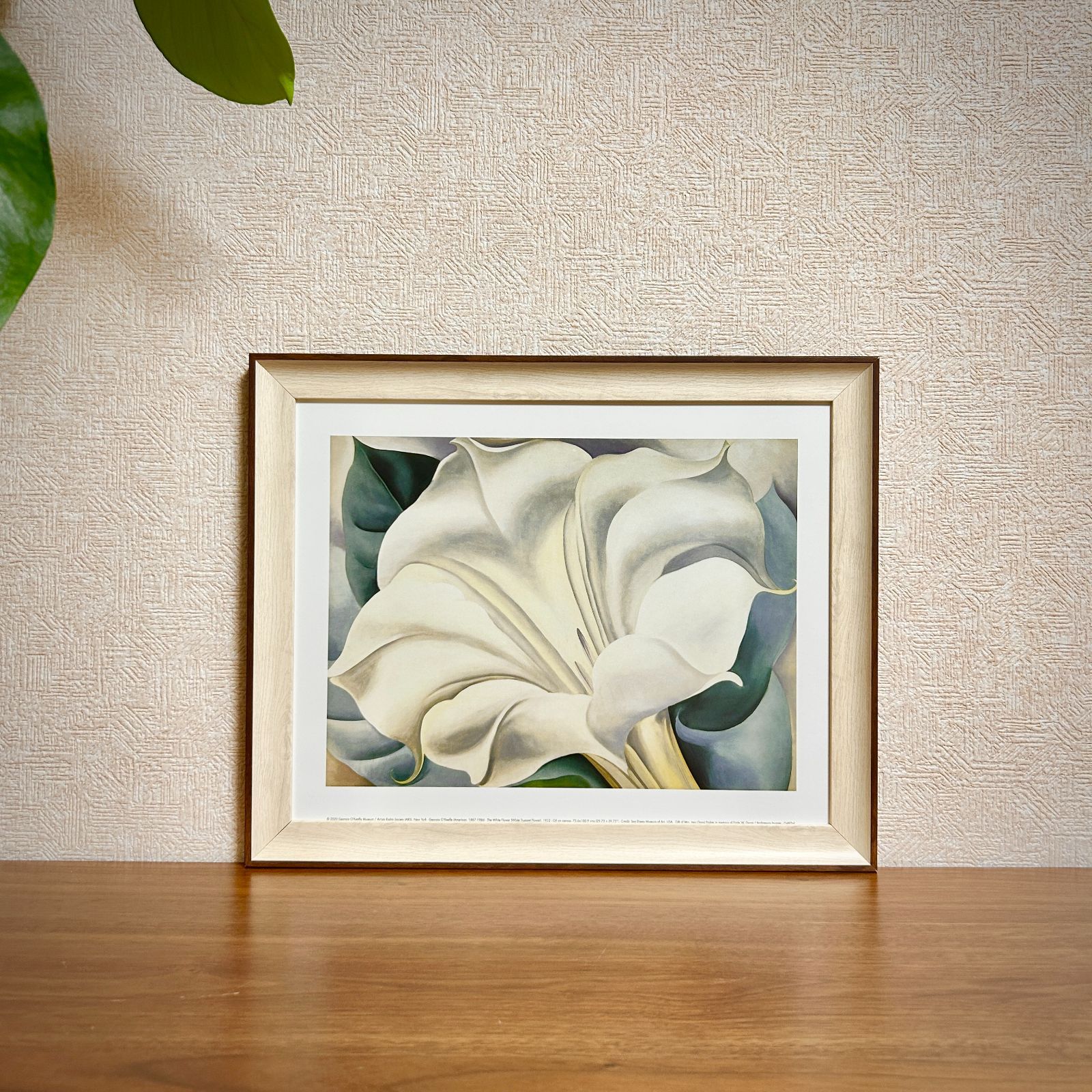 ジョージア・オキーフ ポスター額付き 新品☆額縁付アートポスター☆ジョージア・オキーフ☆O'Keeffe