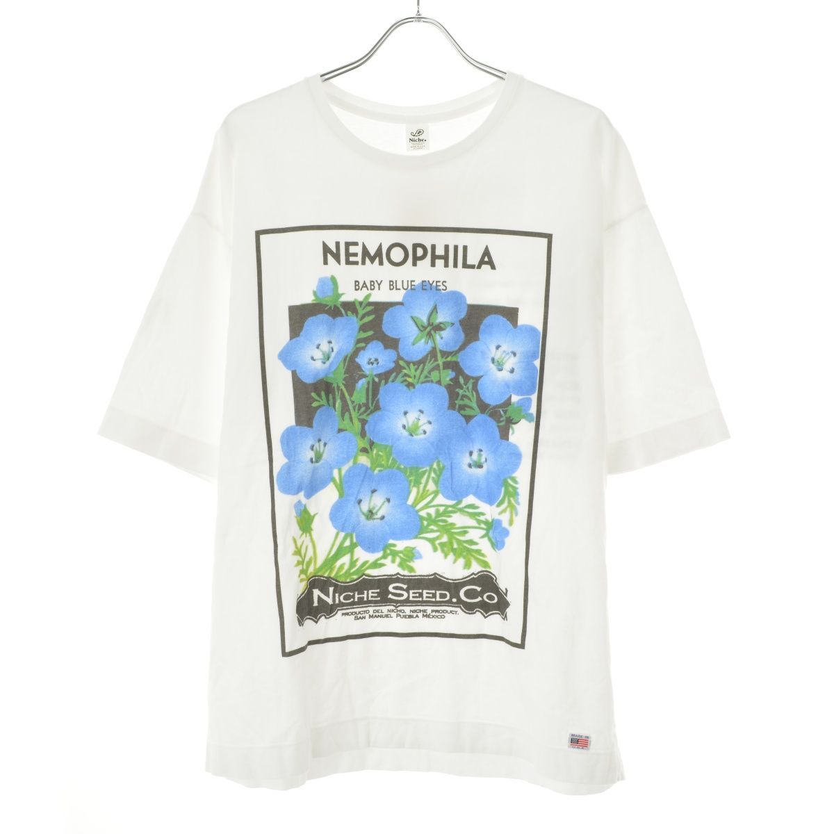 XL【Niche / ニッチ】FLOWER SEEDS TEE / NEMOPHILA フラワー半袖Tシャツ ブランド古着のカンフル メルカリ
