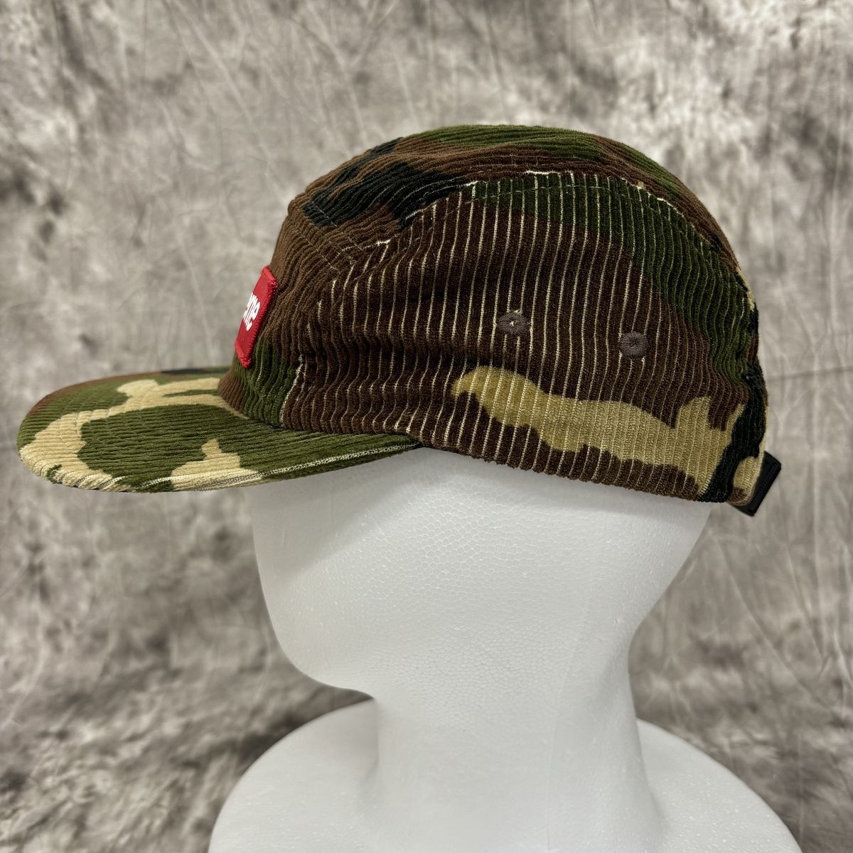 Supreme/シュプリーム【19AW】 Camo Corduroy Camp Cap/カモ ...