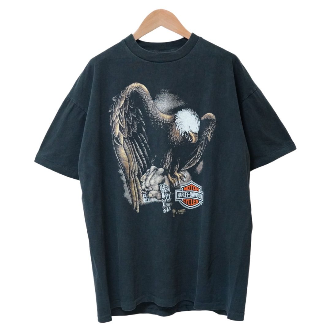 US古着◆ウェスタン フリンジ Tシャツ 半袖 ブラック メンズXL 古着通販 XL☆古着 半袖 Tシャツ メンズ POP マーベル