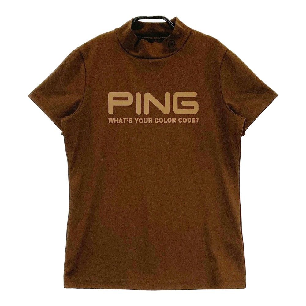 PING モックネック 半袖 ピン PN 吸水速乾オーバー半袖モックネック