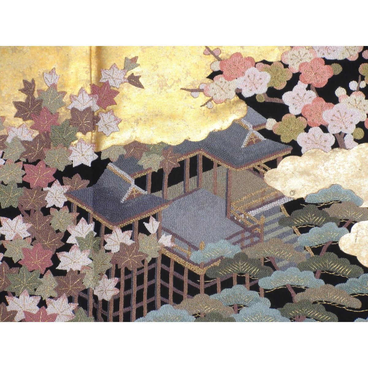 楽天市場】汕頭刺繍 着物（種類（着物）色無地）の通販 付下げ 正絹