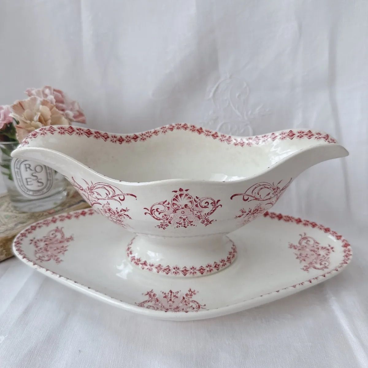 フランスアンティーク　美しく枯れた　コンフィチュールポット　テールドフェール フランスアンティーク 美しく枯れた コンフィチュールポット テールド