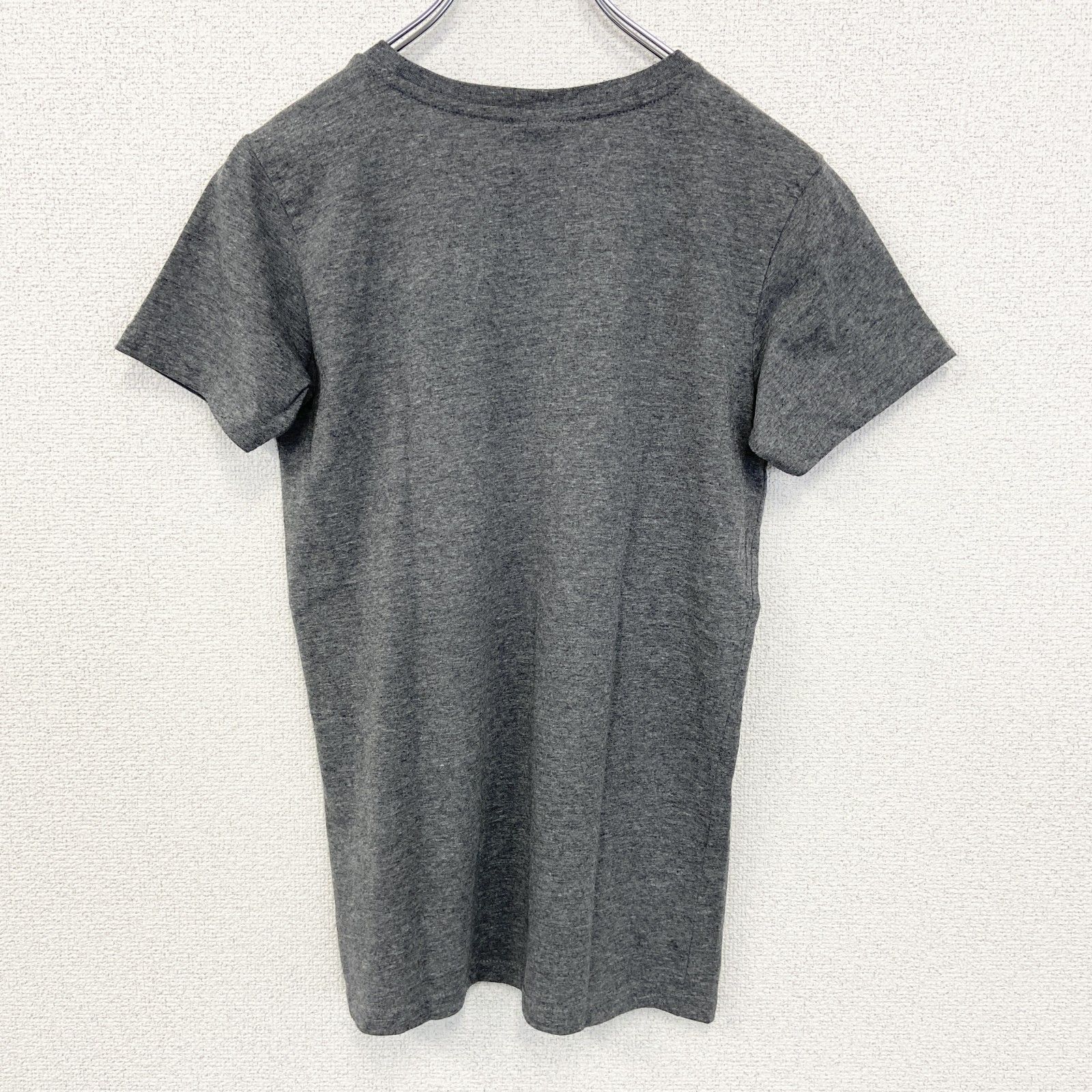 プリント Tシャツ 半袖 グレー 古着 used chapter Young 半袖プリントTシャツ AREA62