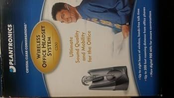 【中古】プラントロニクス Plantronics CS50 900 MHz Wireless Office Headset System ワイヤレスヘッドセット