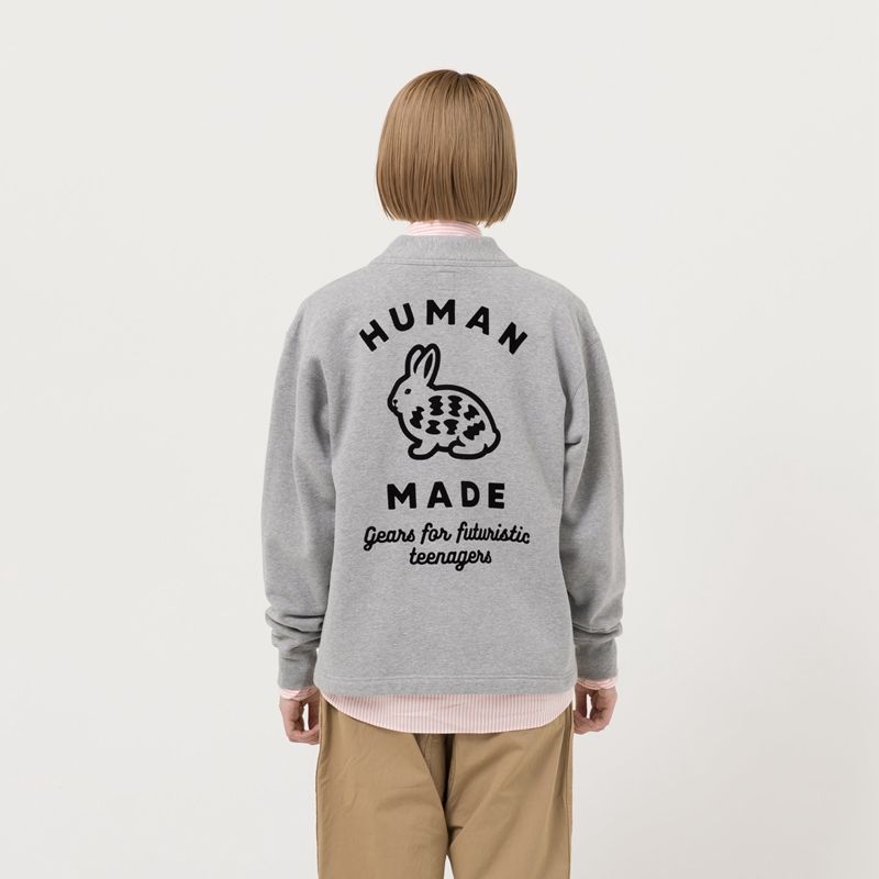 HUMAN MADE 2022FW SWEAT CARDIGAN GRAY L