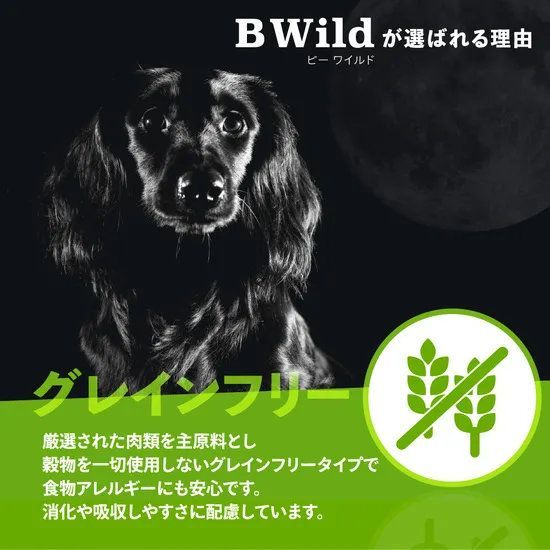 ドッグフード BWild ラムwithポテト＆エンドウ豆 グレインフリー