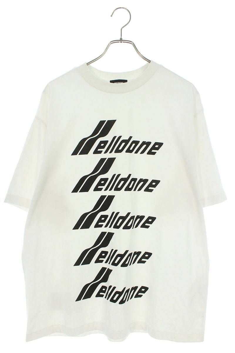 ウェルダン We11Done WD-TP6-20-074-U-WH ロゴTシャツ メンズ S-