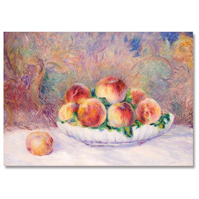 A3サイズ ルノワール ポスター 桃 果物 フルーツ 静物画 アート