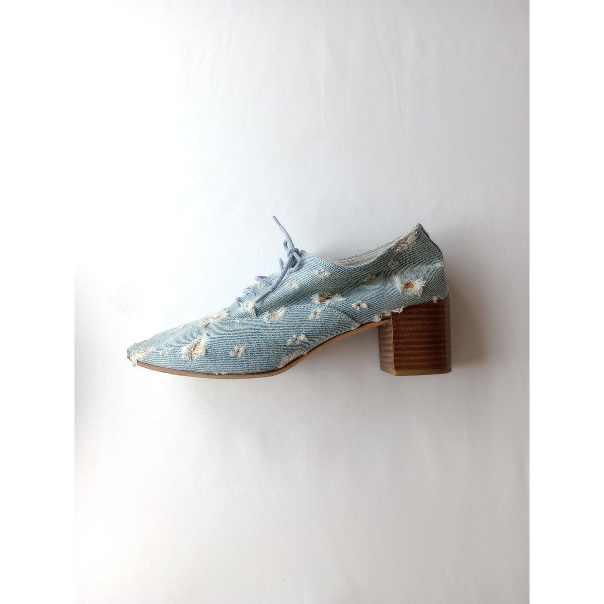 Repetto レペット Zizi Oxford Shoes 靴 デニム シューズ 39