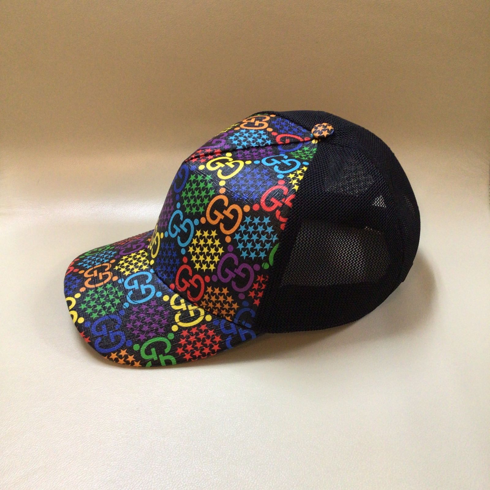 GUCCI グッチ GG サイケデリック メッシュキャップ マルチカラー
