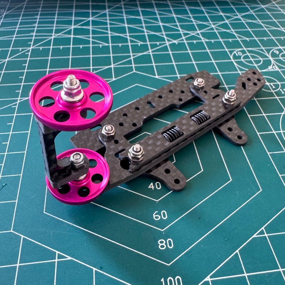 ミニ四駆 カーボン 加工 カーボン加工ギヤカバー MSシャーシ MSフレキ