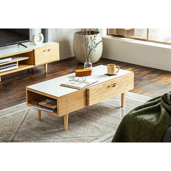 リーザCT センターテーブル NA ナチュラル 組立品
