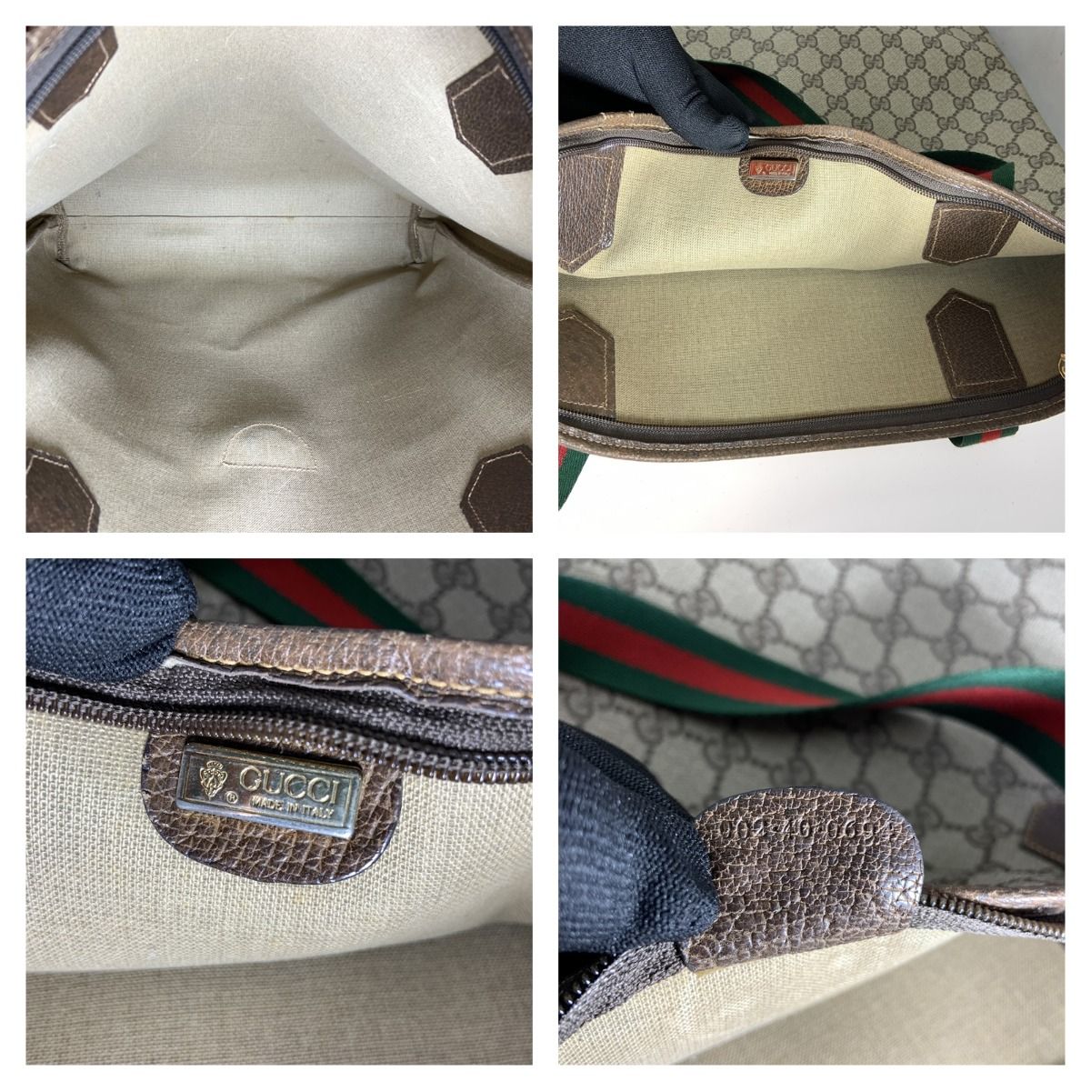 レア GUCCI オールド グッチ GG シェリーライン トートバッグ ベージュ GUCCI グッチ オールドグッチ シェリーライン GGプラス トート