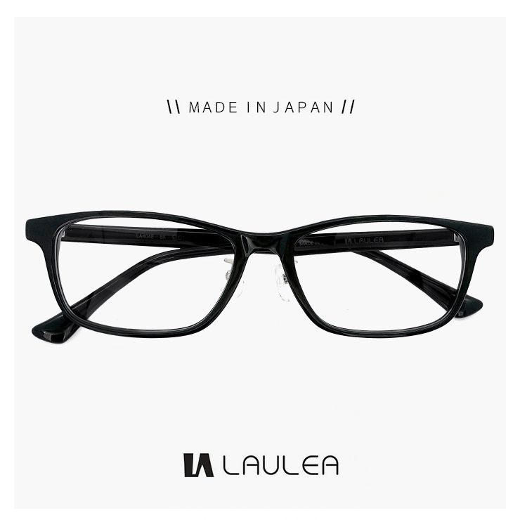 新品】 メンズ 日本製 鯖江 メガネ laulea 眼鏡 la4048 bk ラウレア