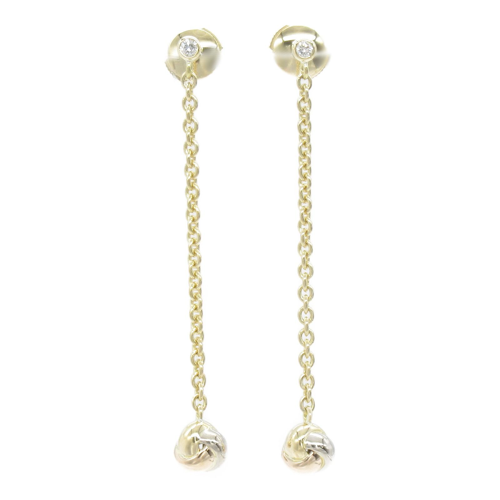 カルティエ ベビートリニティ ダイヤ ピアス ピアス - メルカリ