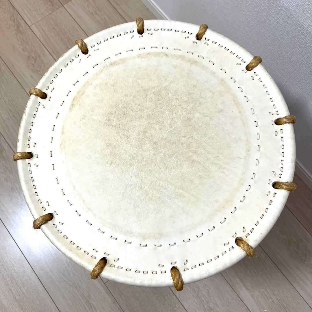せ35)長胴太鼓 宮太鼓 和太鼓 桶胴太鼓 大締太鼓 鼓 鼓面約46 cm