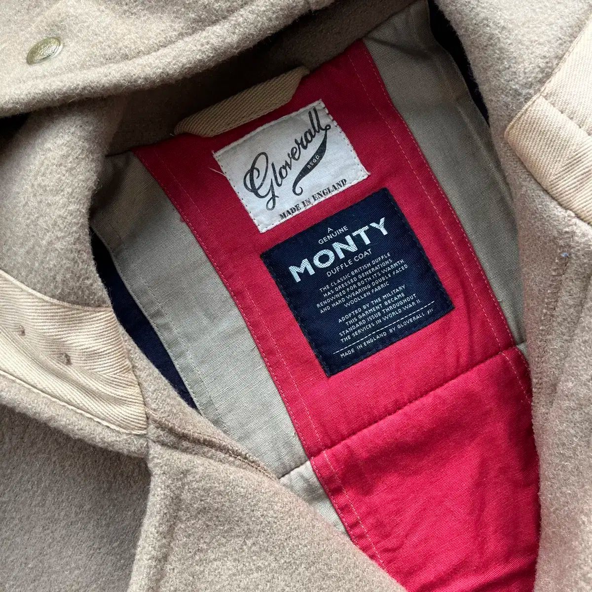 自然 グローバーオール モンティ ユニオン잭 キャメル 105 Tシャツ 【正規品】