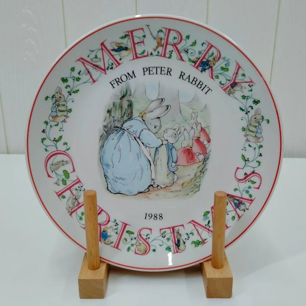 新品・未使用 WEDGWOOD ピーターラビット クリスマスプレート