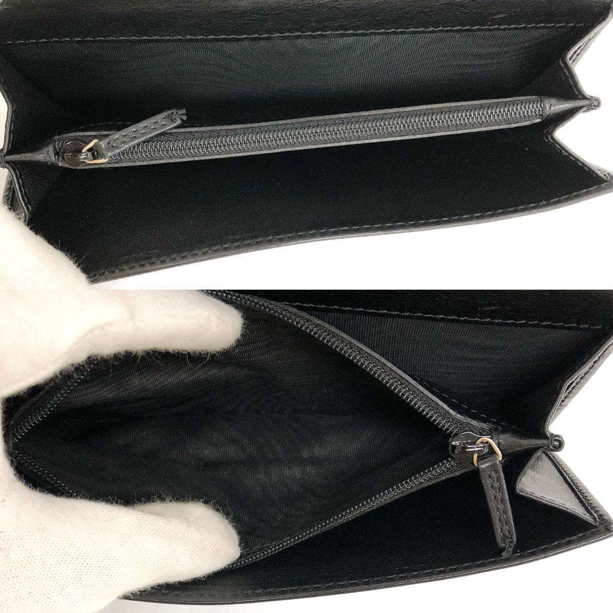 GUCCI グッチ シマ GG柄 二つ折り 長財布 財布 ウォレット ロゴバー