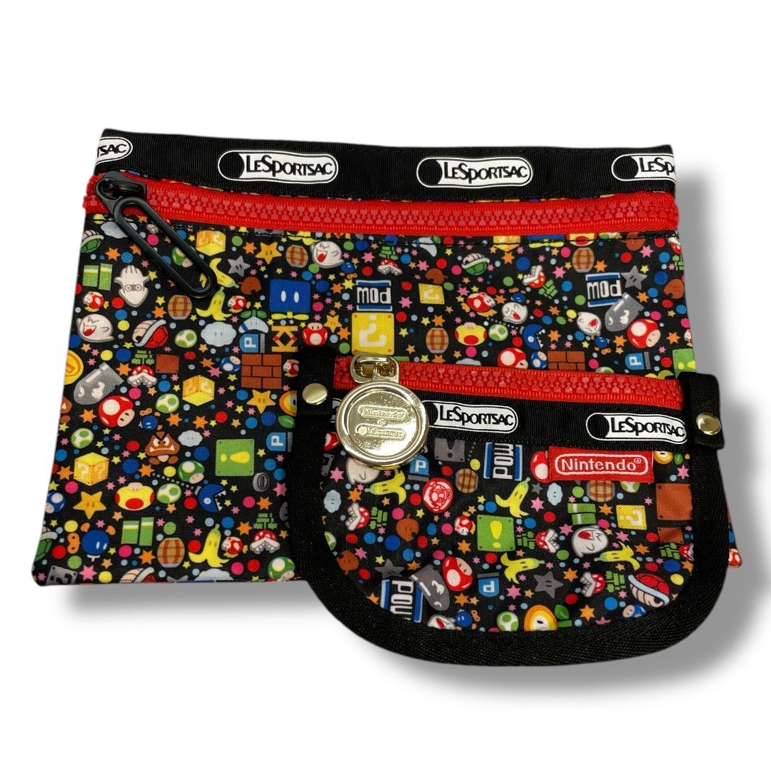 新品　レスポートサック　任天堂　マリオ　コラボ　ケース　手持ち　レア Lサイズ 新品 レスポートサック 任天堂 マリオ コラボ ケース 手持ち