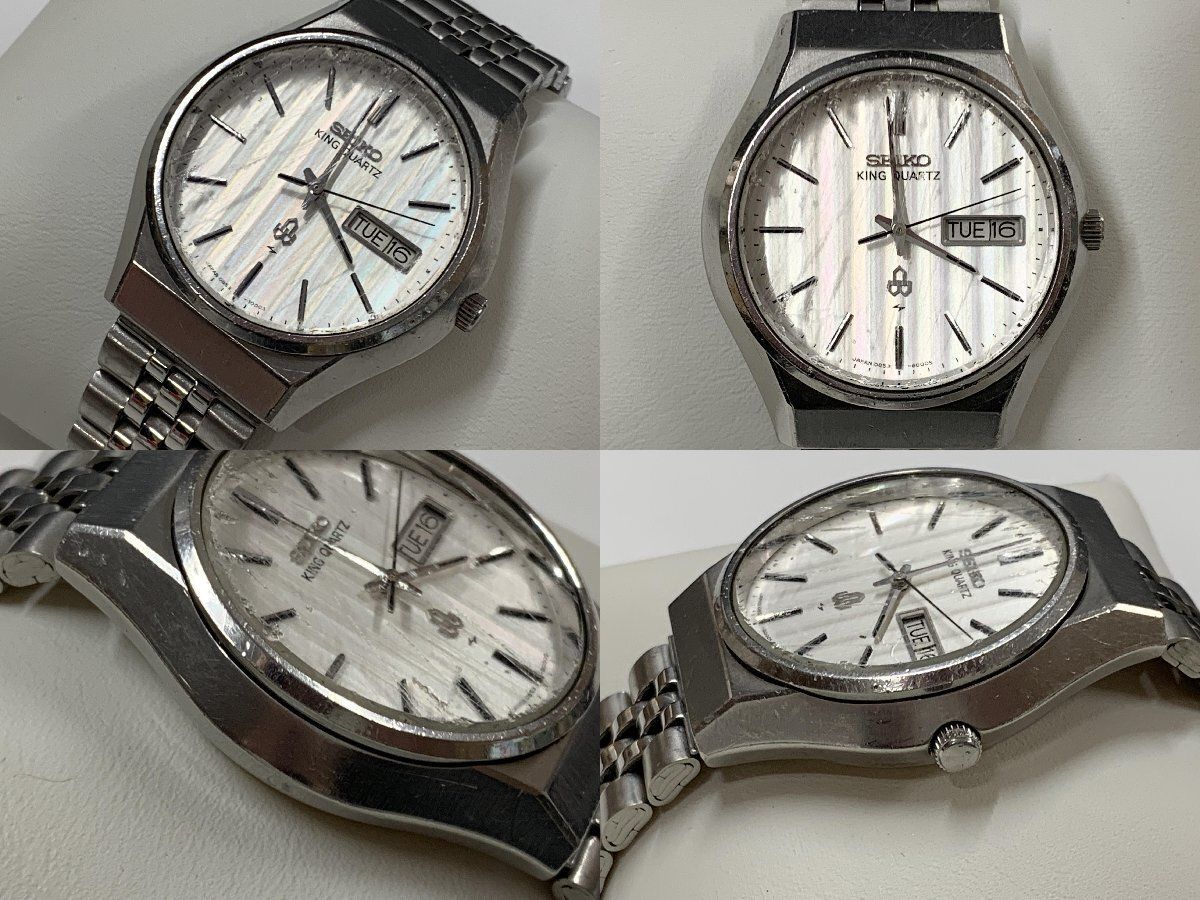 ヴィンテージ セイコー キング 0853-8001 稼働品 希少 □SEIKO 腕時計 キングクォーツ ジャンク品 0853-8001-G