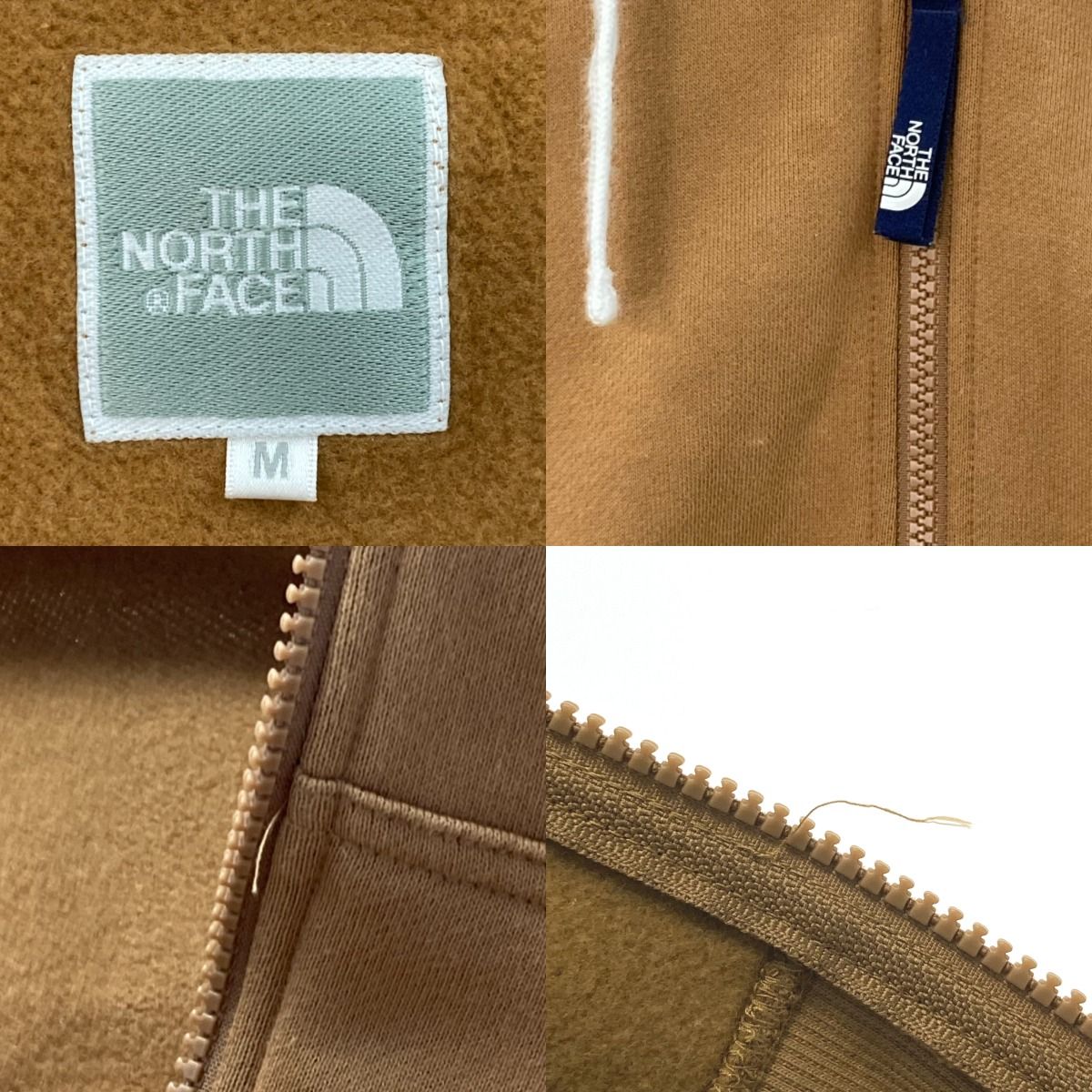 レディース☆☆THE NORTH FACE ザノースフェイス パーカー サイズ M レディース NTW62130 ブラウン