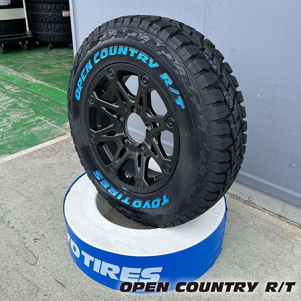 人気 ジムニー タイヤホイールセット TOYO オープンカントリーRT 185/85R16 ホワイトレター 16インチ BDX08 新品4本セット -  メルカリ