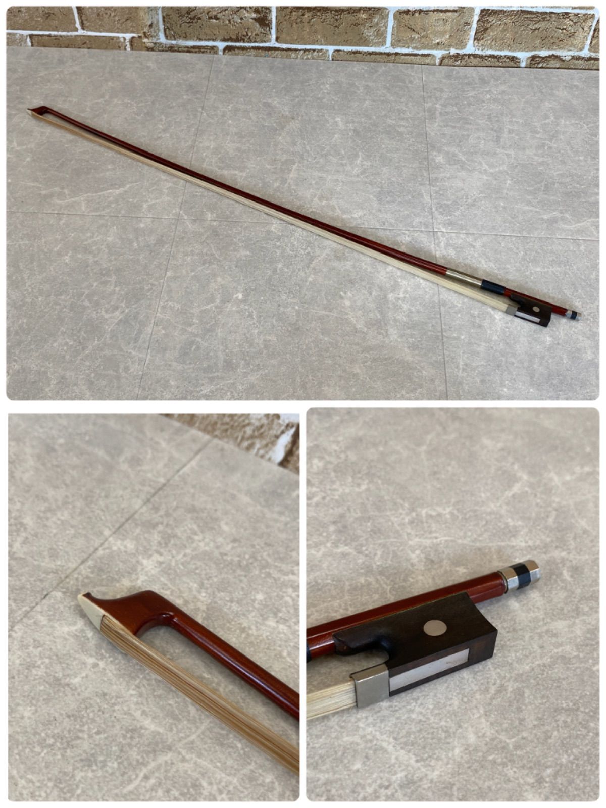 ち*た様 1/16 木製バイオリン 本体と弓(ケース付) J.S.Violin JV-200 4/4 バイオリン 弓 ケース付き - メルカリ