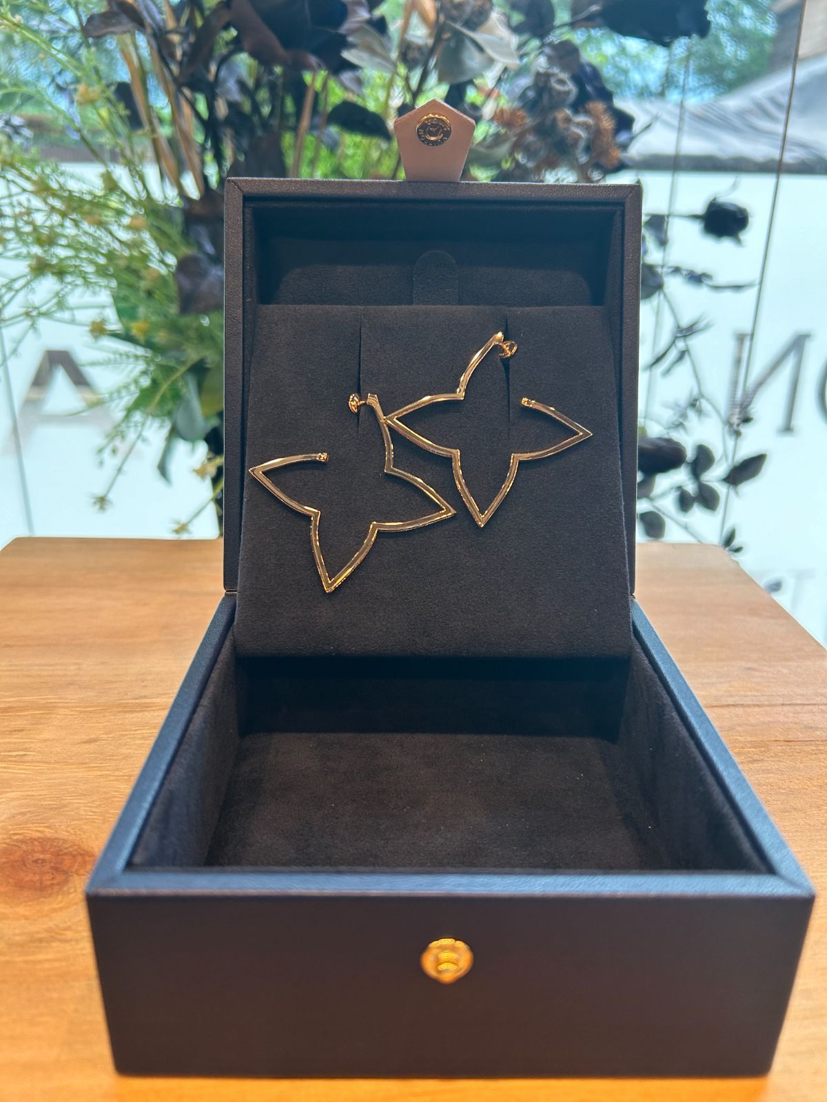LOUIS VUITTON ルイヴィトン XLフープ ピアス オンブレ ブロッサム 金 
