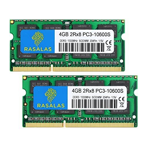 8GB DDR3 1333MHz PC3-10600S 4GB×2枚ノートPC用 メモリ SO-DIMM