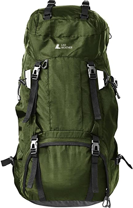 名作 カーキ [ラドウェザー] 登山 リュック 大容量 60L テフロン加工