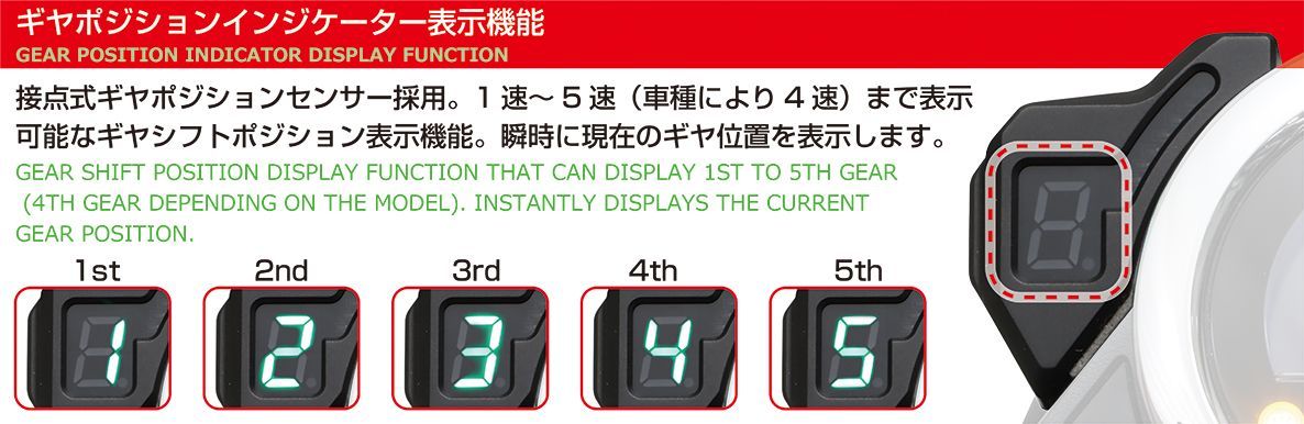 キタコ CT125(JA55) ギヤポジションインジケーター / 761-1470000