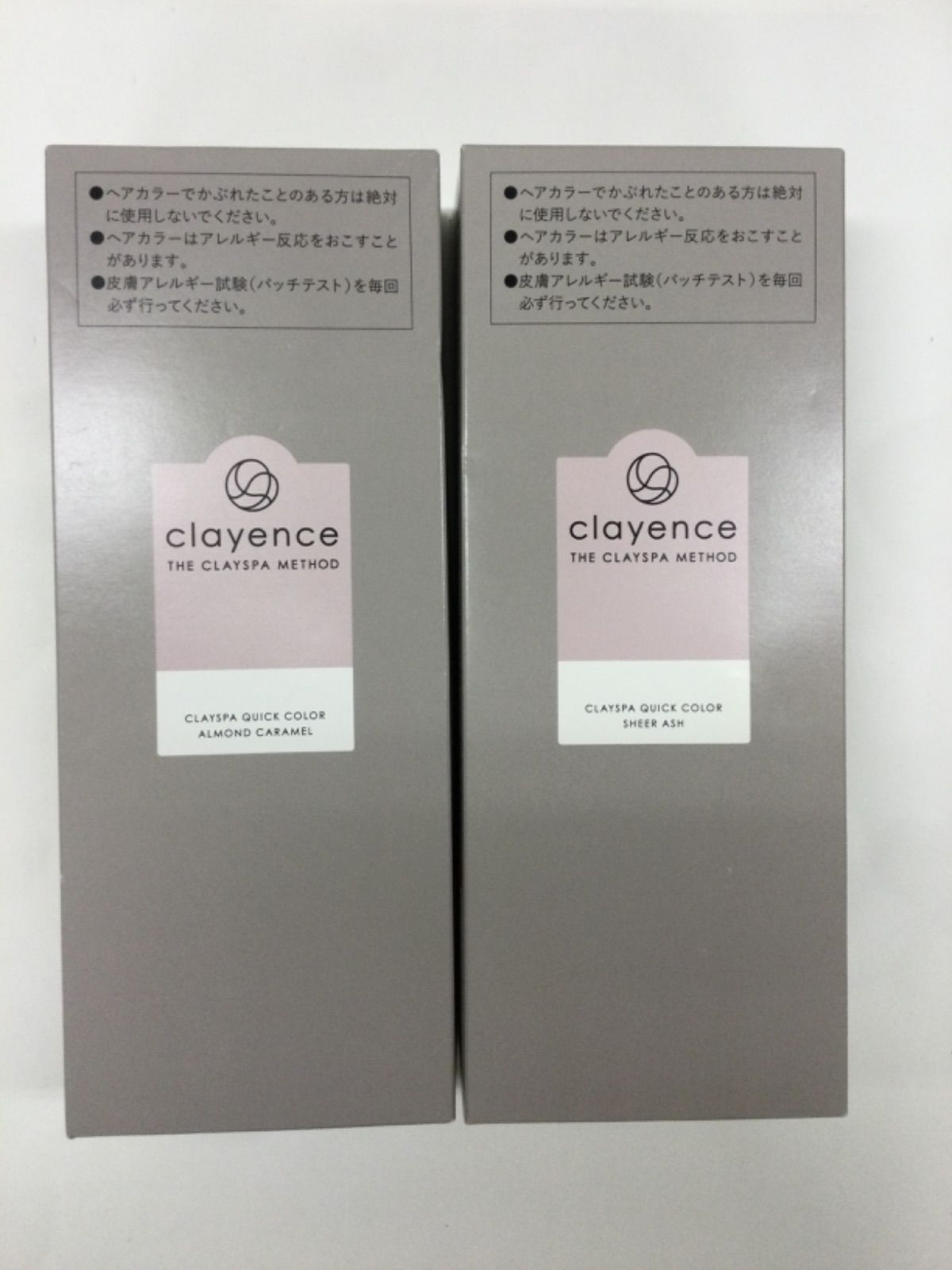 G94 clayence クレイエンス CS クイックカラー C アーモンドキャラメル 80g ＆ クイックカラー A シアーアッシュ 80g 2点セット