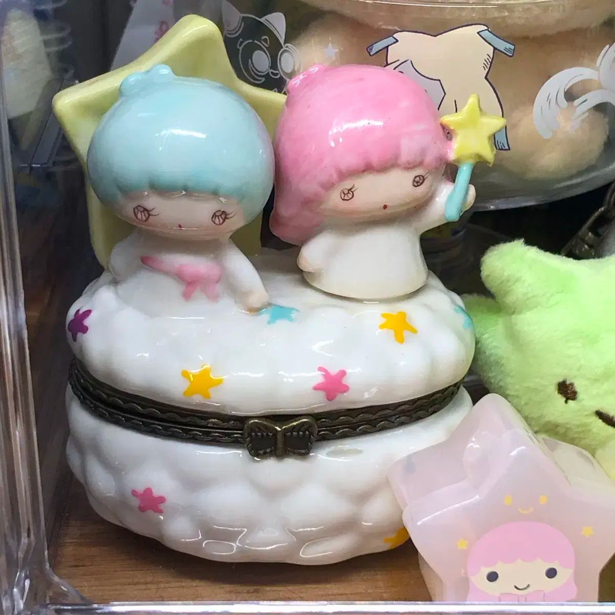 リトルツインスターズ キキララ サンリオ レトロ 物入れ