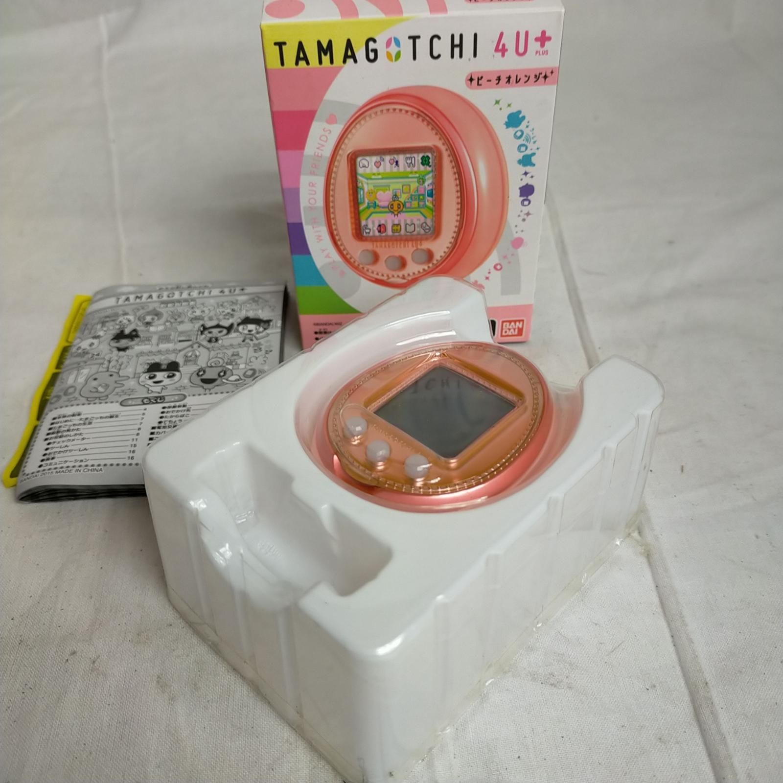 希少品 Tamagotchi【たまごっち 4U+】ピーチオレンジ 開封品 Tamagotchi フォーユープラス バンダイ 現状品 返品不可【中古】  - メルカリ