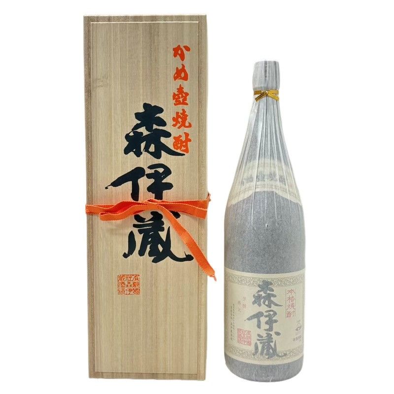 焼酎 森伊蔵 1800ml 25度 森伊蔵酒造 桐箱 和紙破れあり 未開栓品 22504K650
