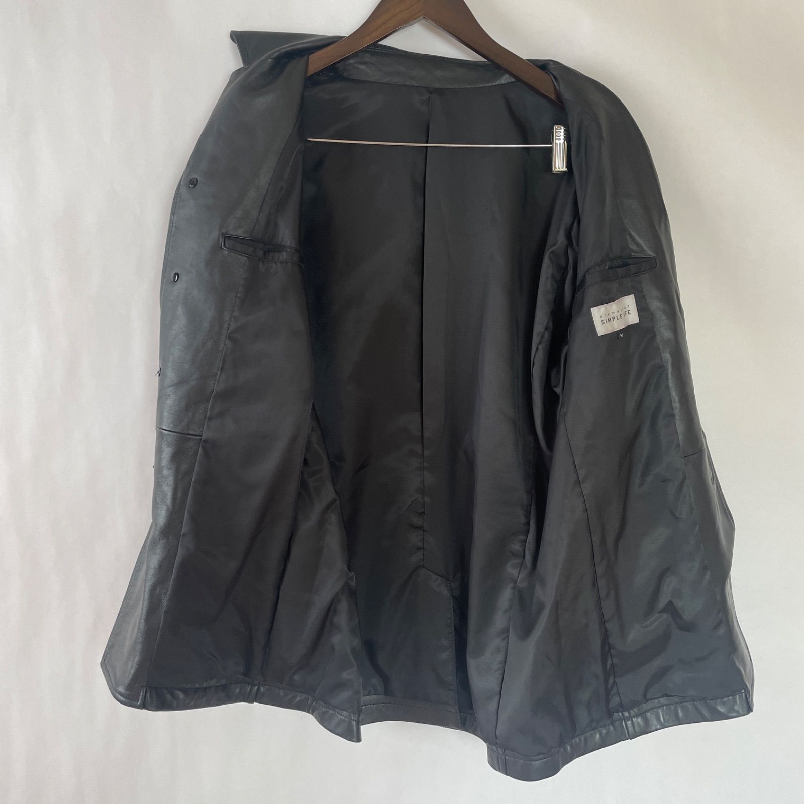 羊革 レザージャケット Mサイズ element of SIMPLE LIFE 羊革 レザージャケット Mサイズ element of SIMPLE LIFE - メルカリ