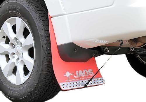 【限定価格】ジャオス(JAOS) JAOS マッドガードIII リヤセット レッド パジェロ V80/90系 MUD GUARD3 RED REAR PAJERO/MONTERO 06+ 【年式: 06.10-】 【適応: ALL】 B621328R