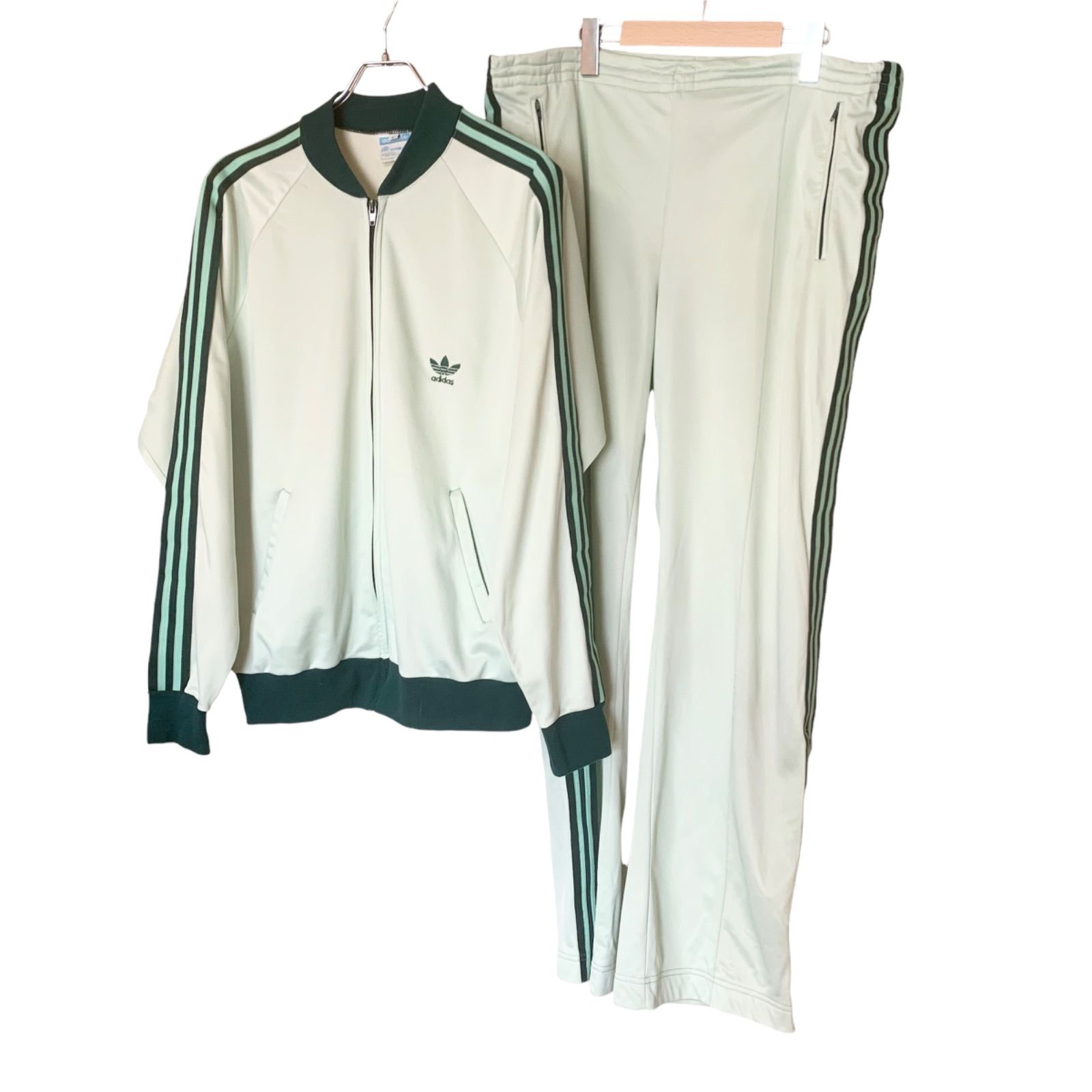 【Special】希少 80's "RARE COLOR" Adidas ATP Track Jarsey Set up 【L】 80年代 トラックスーツ トラックジャケット ジャージ ヴィンテージアディダス ヴィンテージジャージ セットアップ