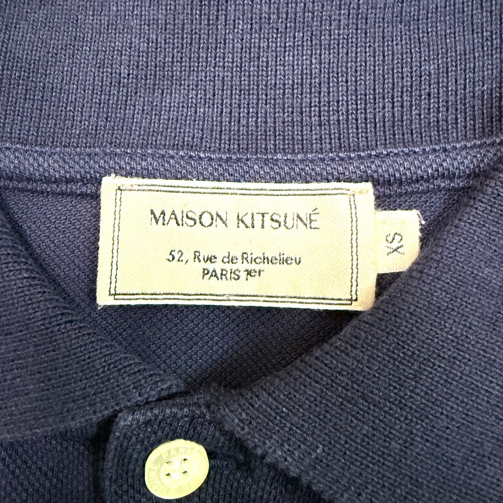 Maison Kitsune メゾンキツネ コットン100％ 半袖 ポロシャツ トップス 