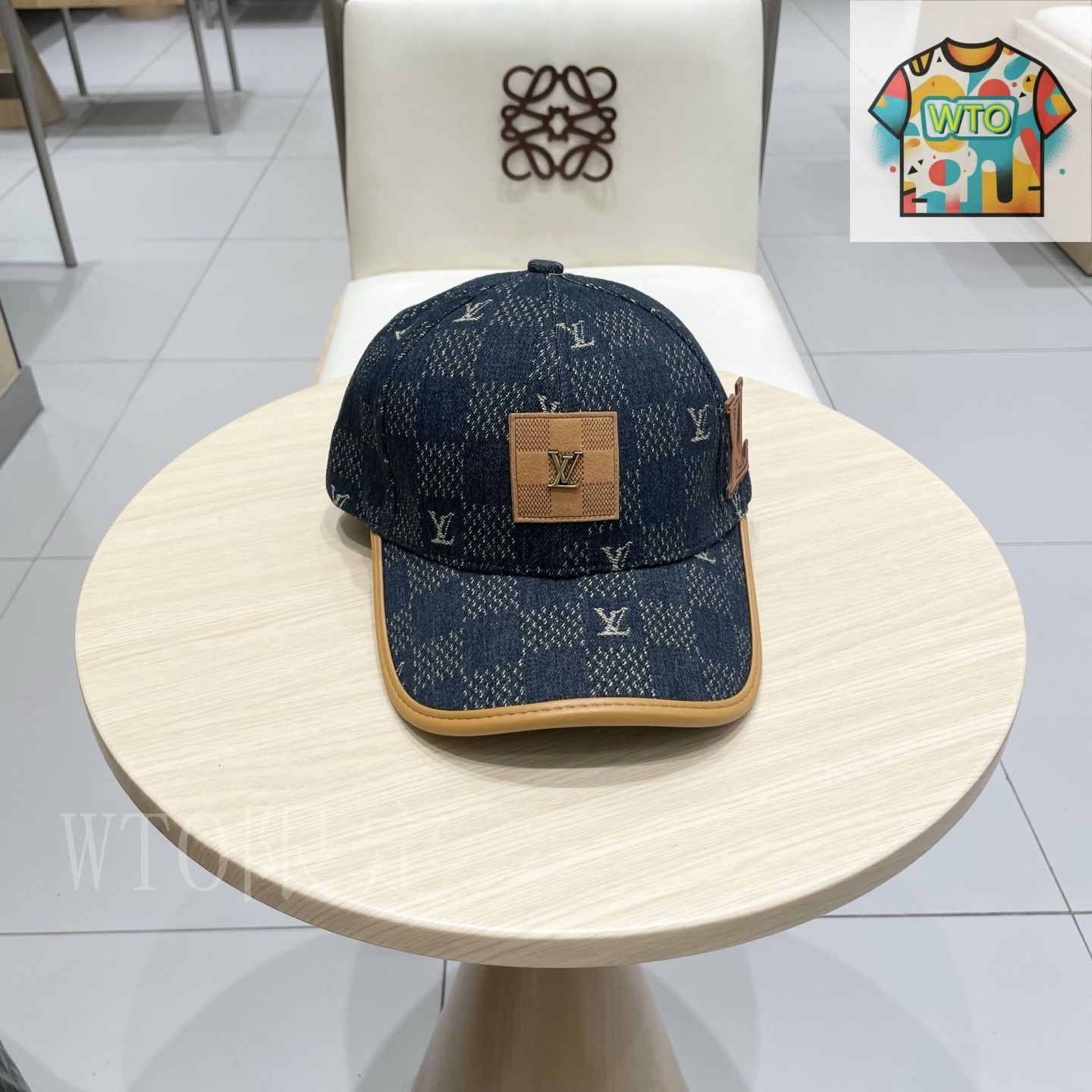 LOUIS VUITTON キャップ　 箱あり Louis Vuitton / LV（ルイ・ヴィトン）ベースボールキャップ02-1