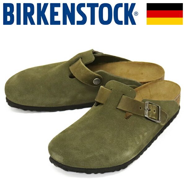 BIRKENSTOCK ボストン スエードレザー - ブラック 43（BIRKENSTOCK 