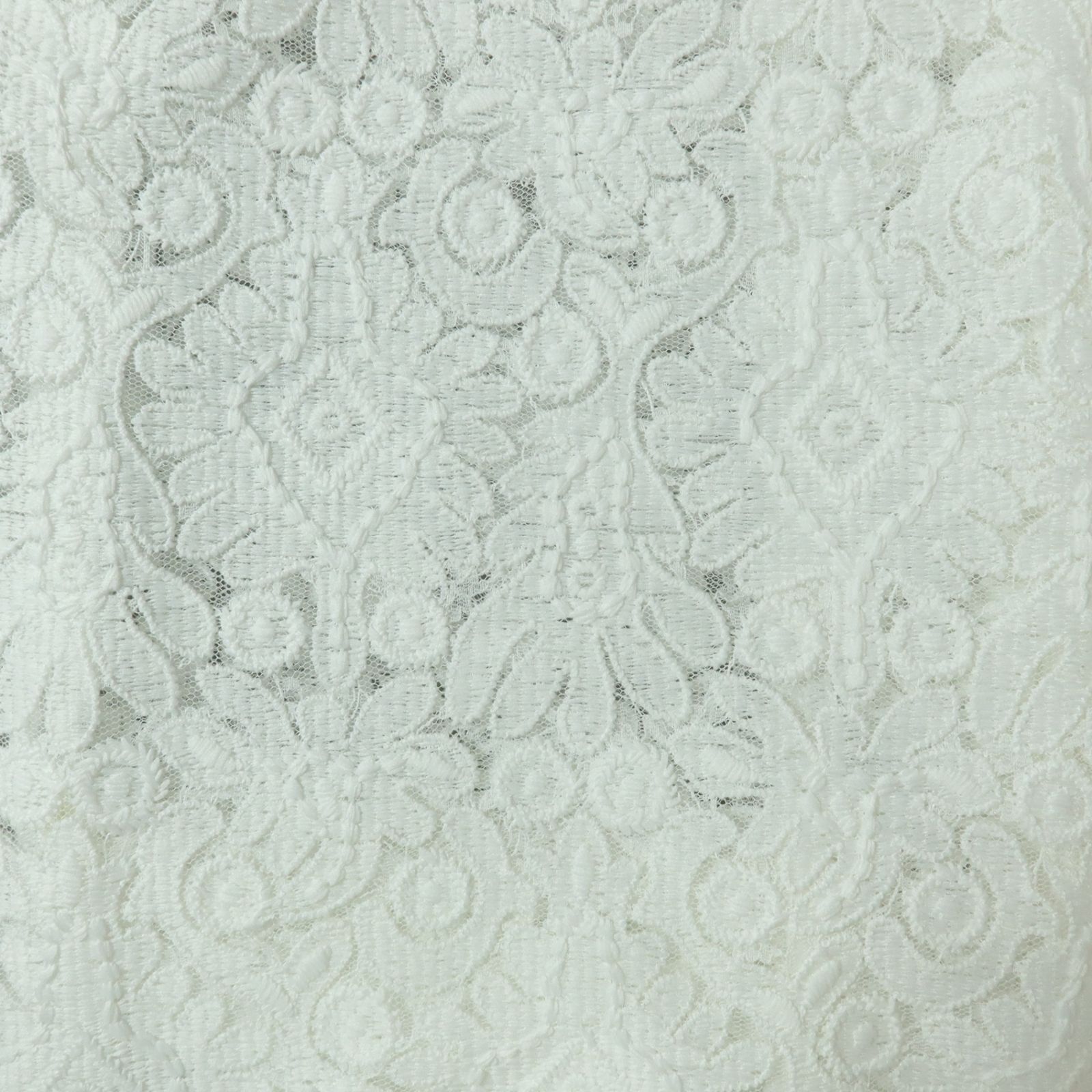 インゲボルグ☆総レース♪フラワー刺繍の半袖コート 白系 前開き  